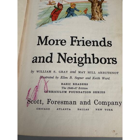 Vintage Friends and Neighbors Book Set 1 & 2 More Friends and Neighbors 1946 -47 - Picture 7 of 14